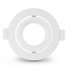 Foco Bascualte empotrar PC Blanco 90mm, para Lámpara GU10/MR16